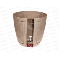 Горшок для цветов "BARCELONA" D270мм 9,6л Молочный шоколад 623210047 *12 Горшок для цветов "BARCELONA" D270мм 9,6л Молочный шоколад 623210047 *12