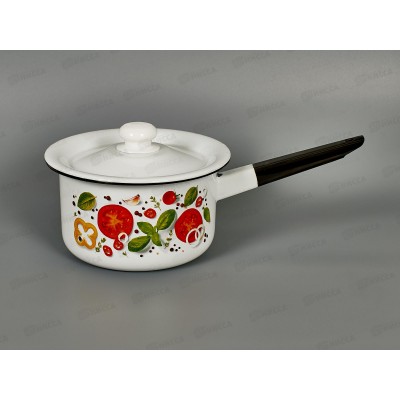 Ковш 2 л с крышкой Белый, пластмассовая кнопка С2111.3