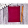 Блокнот 60листов BG А6 цвет бордо, для конференции, 8595 *72