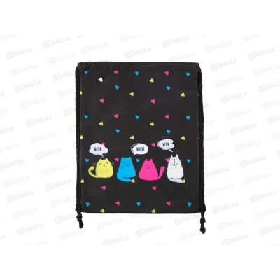 Сумка д/см.обуви КОКОС &quotFunny Cats&quot, 35*43см, 1 отд., 214571