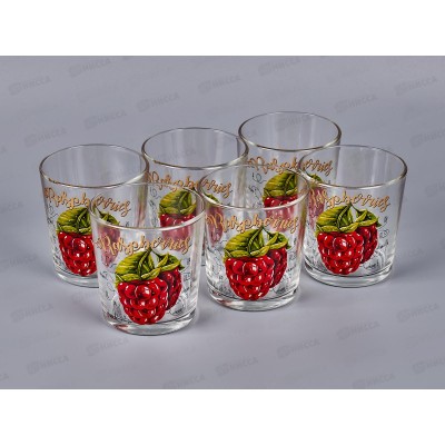 Набор стаканов "Ода" (Полезная малина) 250мл 6шт. *6 1249