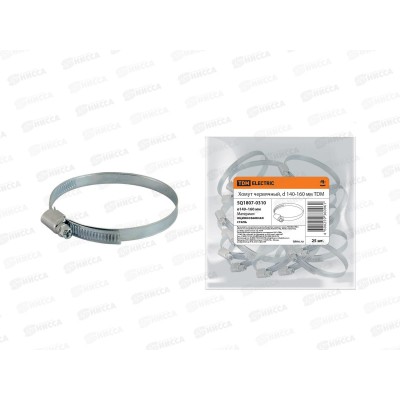 Хомут червячный TDM 140-160мм, 0310 Хомут червячный TDM 140-160мм, 0310