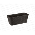 Балконный ящик 400мл РОТАНГ Коричневый ротанг М3225 *10 Балконный ящик 400мл РОТАНГ Коричневый ротанг М3225 *10