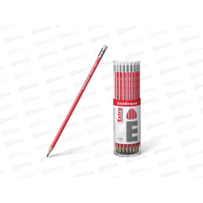 Карандаш чернографитный с ластиком EК Extra НВ 45487 *42/252 Карандаш чернографитный с ластиком EК Extra НВ 45487 *42/252