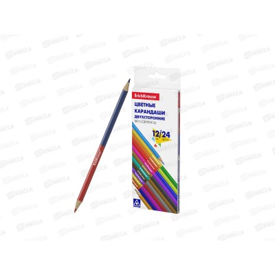 Карандаши 12 штук, 24 цвета EK Basic Bicolor 50531*12 Карандаши 12 штук, 24 цвета EK Basic Bicolor 50531*12