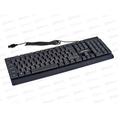 Клавиатура проводная Perfeo NICE Multimedia, USB, чёрная, PF_4795