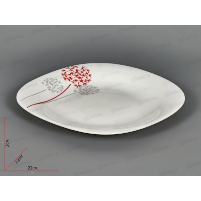 Тарелка мелк. 20см дорогая в асс