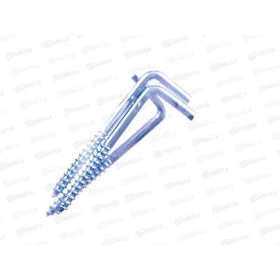 Шуруп-костыль 4,0x50 (белый цинк 3шт) *60 Шуруп-костыль 4,0x50 (белый цинк 3шт) *60