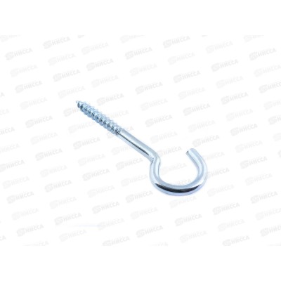 Шуруп-полукольцо 5,0x40 (белый цинк 2шт) *60 Шуруп-полукольцо 5,0x40 (белый цинк 2шт) *60