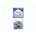 Гайка самоконтр.DIN 985 М10 (белый цинк 12шт)  *30