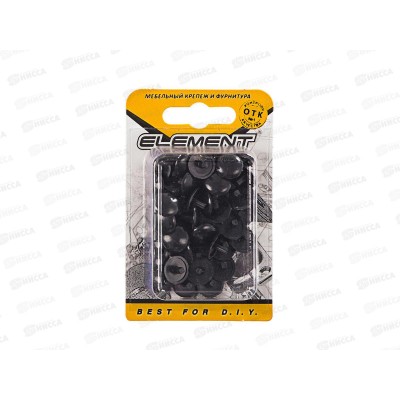 Заглушки на мебельную стяжку 5мм (черный 50шт) Заглушки на мебельную стяжку 5мм (черный 50шт)