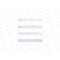 Направляющие роликовые 250x1,1мм (белый)