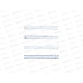 Направляющие роликовые 300x1,1мм (белый)