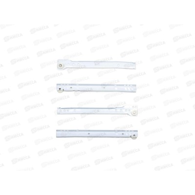 Направляющие роликовые 300x1,1мм (белый) Направляющие роликовые 300x1,1мм (белый)