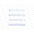 Направляющие роликовые 400x1,1мм (белый) Направляющие роликовые 400x1,1мм (белый)