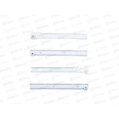 Направляющие роликовые 400x1,1мм (белый) Направляющие роликовые 400x1,1мм (белый)