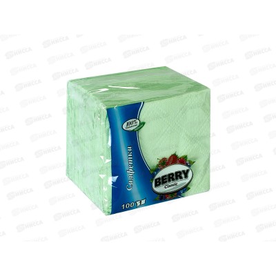 Салфетки BERRY 100л цветные(голуб, зел, желт) *28 Салфетки BERRY 100л цветные(голуб, зел, желт) *28