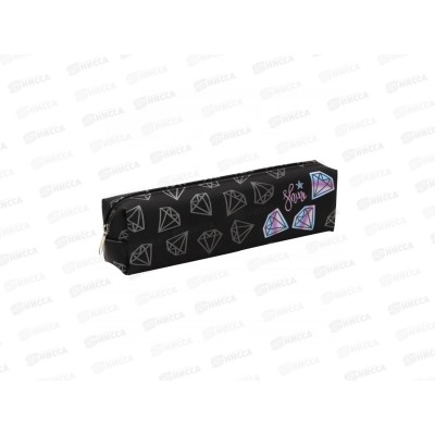 Пенал-косметичка КОКОС "Diamond", силик., 20*5*4см, прямоуг.  214377 Пенал-косметичка КОКОС "Diamond", силик., 20*5*4см, прямоуг.  214377