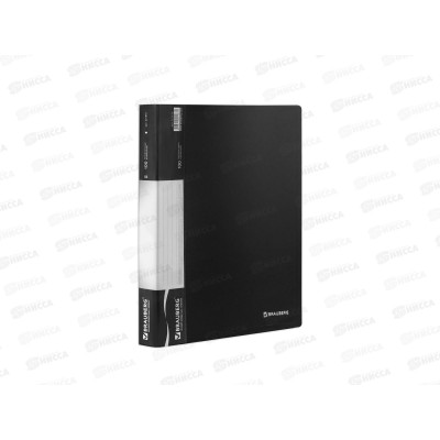 Папка с мультифорами 100стр Brau Standard черная,221610 Папка с мультифорами 100стр Brau Standard черная,221610