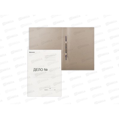 Скоросшиватель BRAU P400, белый 126524*25/200