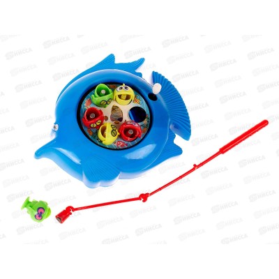 Рыбалка заводная Рыбка на магнитах в ассортименте в пак. 48195 Рыбалка заводная Рыбка на магнитах в ассортименте в пак. 48195