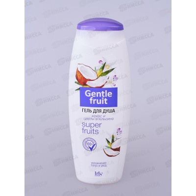 IRIS Gentle Fruit Гель для душа Кокос и цветы апельсина 400мл *12