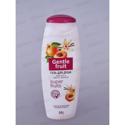 IRIS Gentle Fruit Гель для душа Персик и цветы ванили 400мл *12