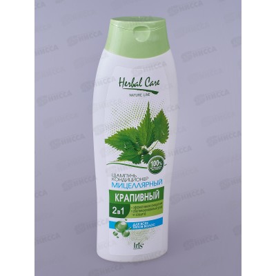 IRIS HERBAL CARE Шампунь-кондиционер Крапивный 400мл *12 IRIS HERBAL CARE Шампунь-кондиционер Крапивный 400мл *12