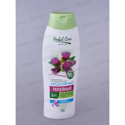 IRIS HERBAL CARE Шампунь-кондиционер Репейный 400мл *12 IRIS HERBAL CARE Шампунь-кондиционер Репейный 400мл *12