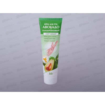 IRIS Крем для рук Авокадо-глицериновый 100мл *40