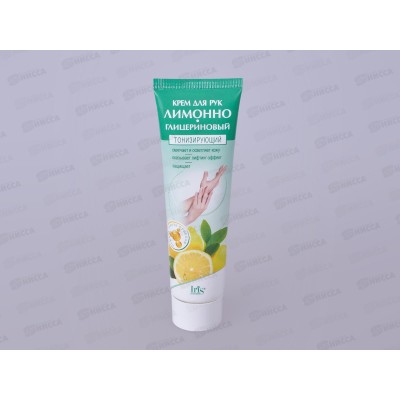 IRIS Крем для рук Лимонно-глицериновый 100мл *40 IRIS Крем для рук Лимонно-глицериновый 100мл *40
