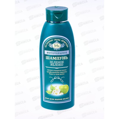 IRIS Фитотерапия Шампунь для волос Зеленое яблоко 500мл *10 IRIS Фитотерапия Шампунь для волос Зеленое яблоко 500мл *10
