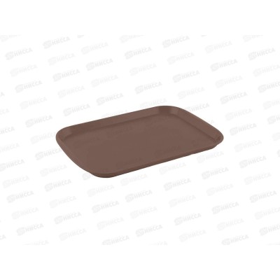Поднос &quotVerona&quot 470*355*25мм темно-коричневый 221113924/01 *20