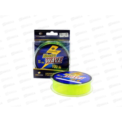 Леска Shil Saido Electro wave, L-100м, d-0,203мм, test-3,20кг, желтая Леска Shil Saido Electro wave, L-100м, d-0,203мм, test-3,20кг, желтая