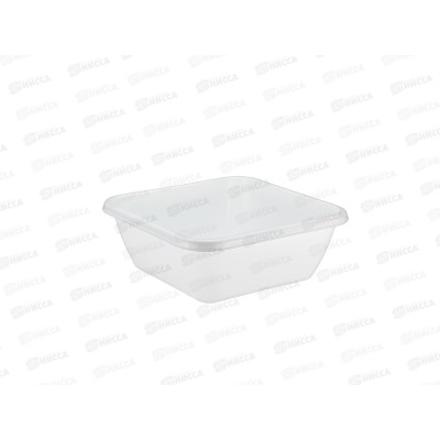 Таз 17л квадратный Белый М2579 *10 Таз 17л квадратный Белый М2579 *10