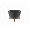 Кашпо ФЛОРИАН D250мм 4,2л Графитовый *5 М3186 Кашпо ФЛОРИАН D250мм 4,2л Графитовый *5 М3186