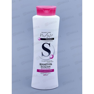 ВС Шампунь-бальзам для волос Шиповник 500мл *12