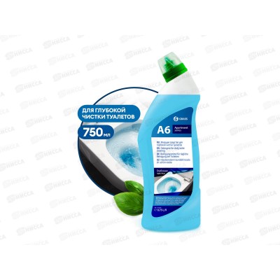 Apartament series A6 моющее средство для туалета, 750мл, 125265 *12 Apartament series A6 моющее средство для туалета, 750мл, 125265 *12
