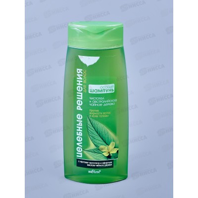 Целебные Решения Шампунь для волос Чистотел и Австралийское чайное дерево 480мл *15