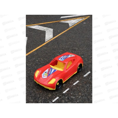 Машина Turbo &quotV" красная 18,5см, И-5850  *30