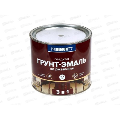 Грунт-эмаль 3в1 PROREMONTT серая 1,7 кг  *3