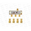 Делитель ТВ х 3 + 4шт &quotВОХ&quot 5-1000 МГц &quotGold&quot REXANT, 05-6102-1