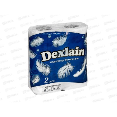 Полотенца бумажные DEXLAIN 2сл 2шт *10