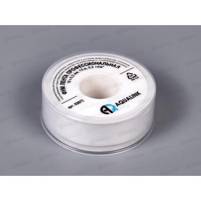 Лента ФУМ 19мм 0,2мм 15м, Aqualink, 03872 *10/100/500 Лента ФУМ 19мм 0,2мм 15м, Aqualink, 03872 *10/100/500