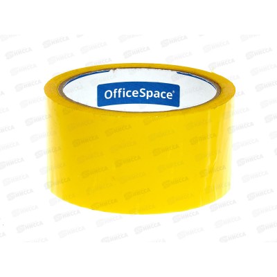 Скотч 48*40м OfficeSpace желтый, 45мкм,6286 *6/36