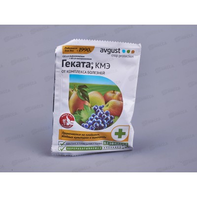 Геката 3мл, от комплекса болезней на полодово-ягодных культурах и винограде *200 Август Геката 3мл, от комплекса болезней на полодово-ягодных культурах и винограде *200 Август