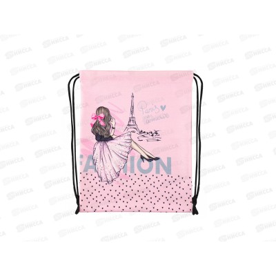 Сумка для сменной обуви КОКОС &quotParis Fashion&quot, 41*49см, 1 отд., 214552