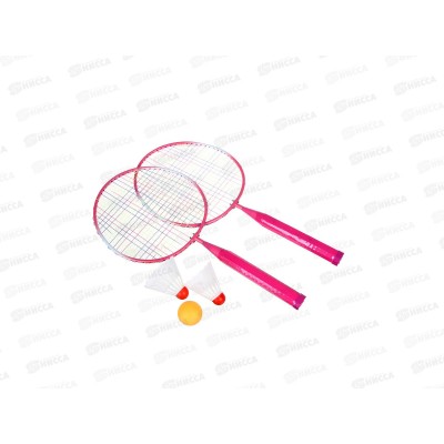 Бадминтон (ракетка 2шт, волан 2шт, мяч)  136-023 г Бадминтон (ракетка 2шт, волан 2шт, мяч)  136-023 г