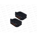 Педали велосипедные 2шт SILAPRO 12*6,7см пластик 195-112 г