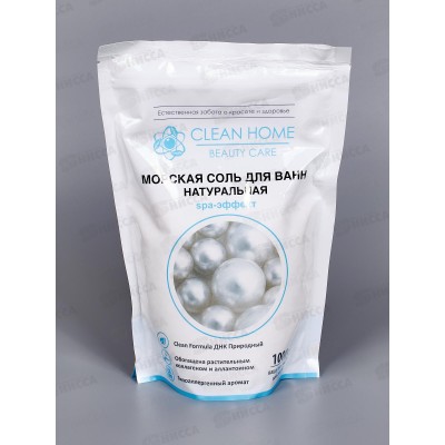 CLEAN HOME BEAUTY CARE Морская соль для ванн натуральная 1000г *8 CLEAN HOME BEAUTY CARE Морская соль для ванн натуральная 1000г *8